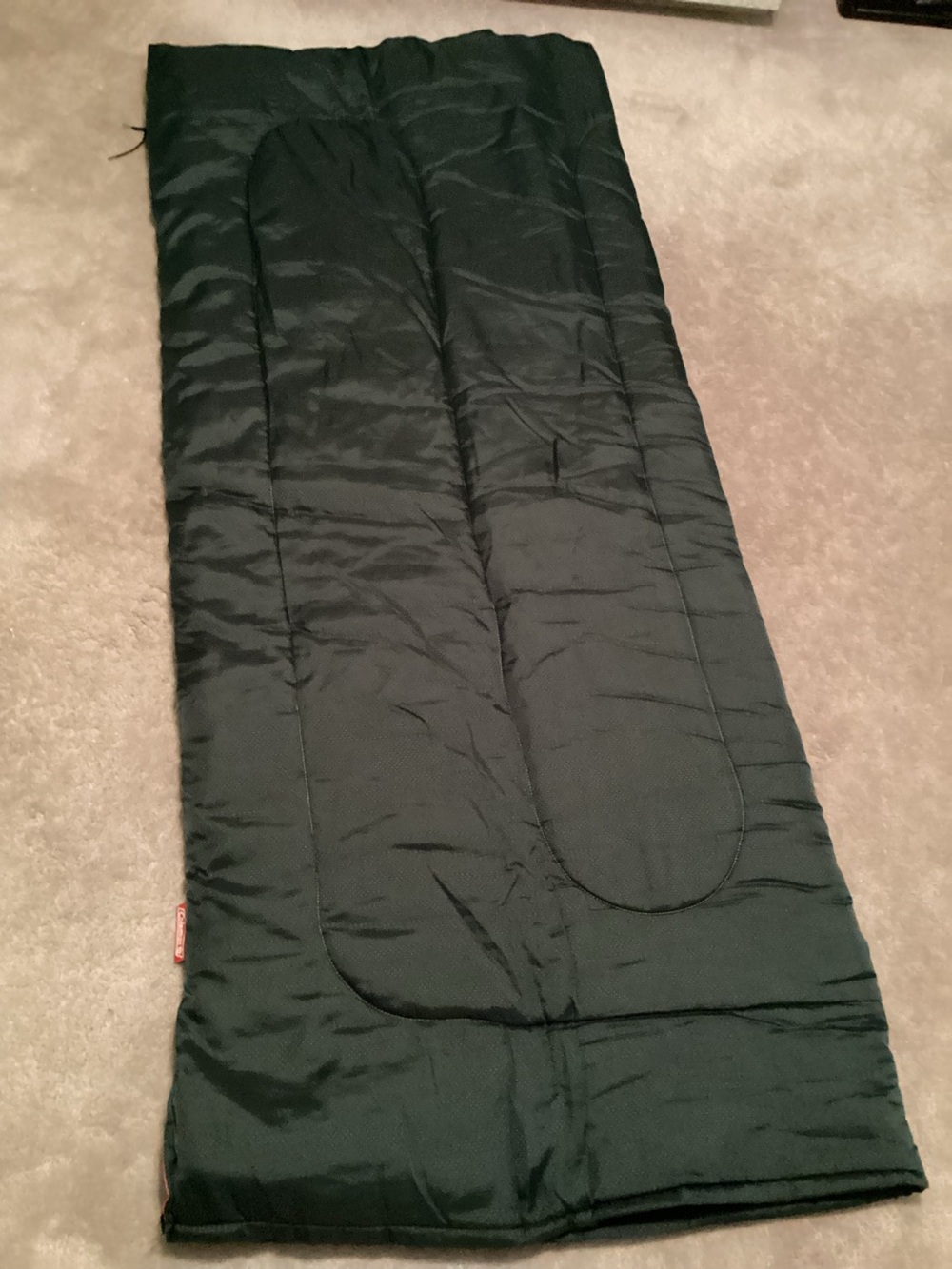 Coleman Dark Green Coleman Sleeping Bag
